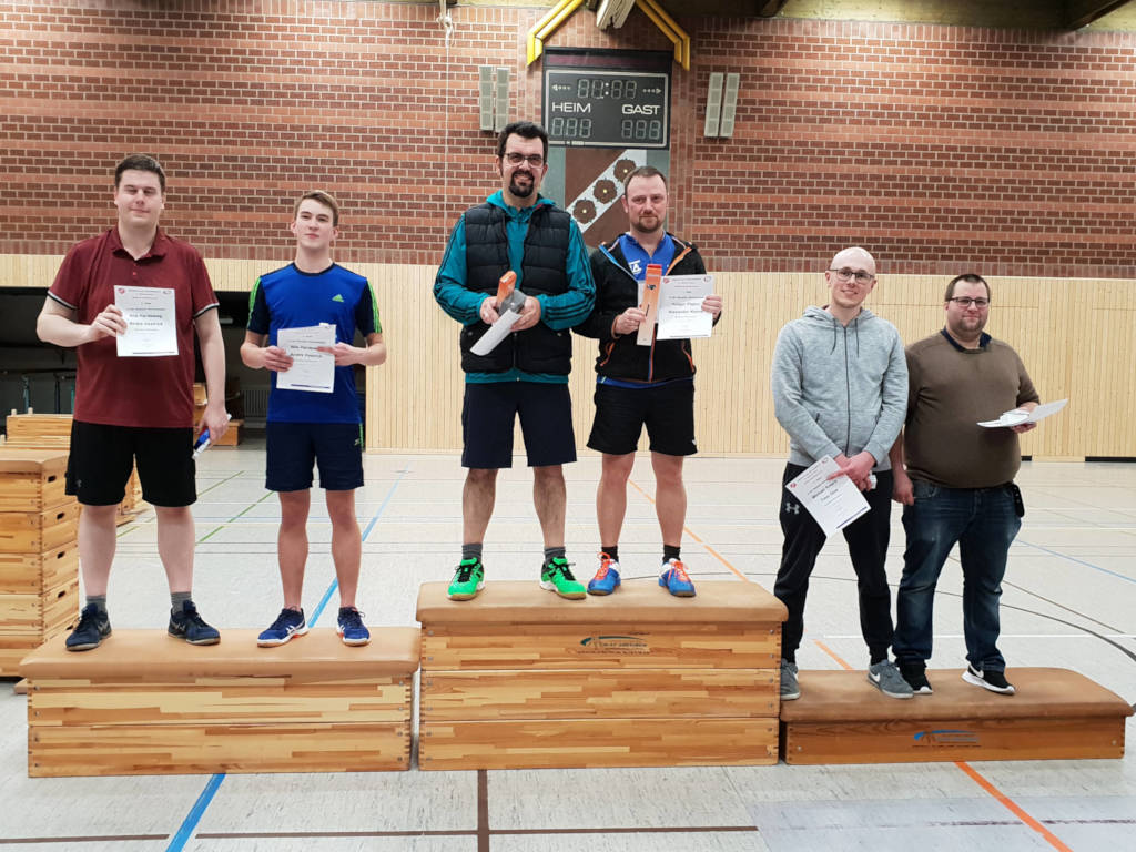 Siegerehrung Herrendoppel