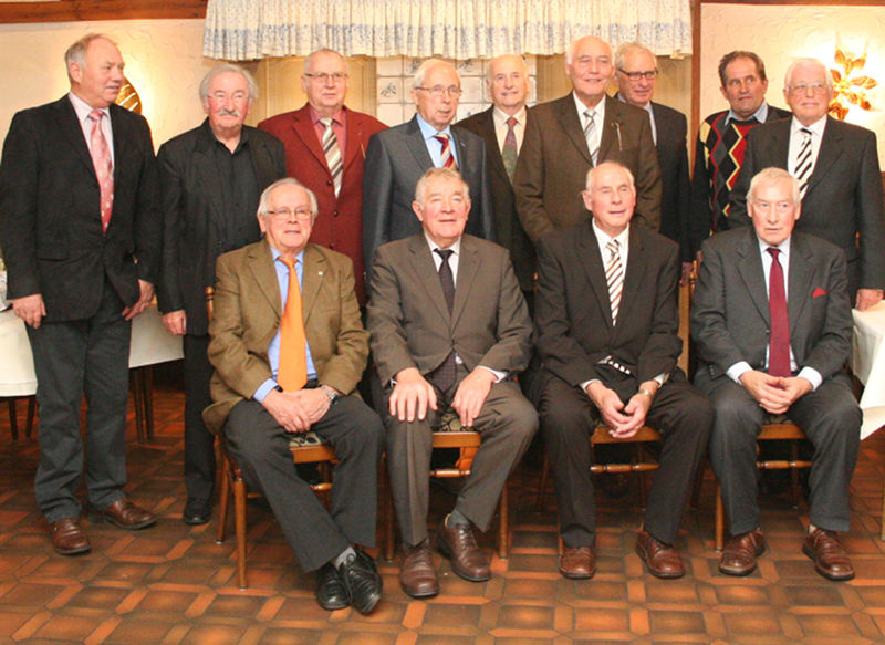 Alte Garde um 70 zum 80 Geburtstag von Berni Hambrügge