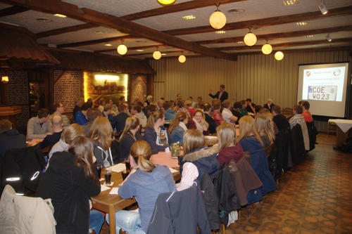 Volles Haus beim Vereinswirt Willi Grüner.