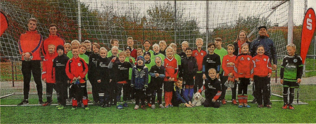 Auch wenn das Wetter nicht immer mitspielte, hatten die vielen Kinder im Camp der Erlebniswelt Fußball, ausgerichtet von Westfalia Osterwick, jederzeit ihren Spaß.