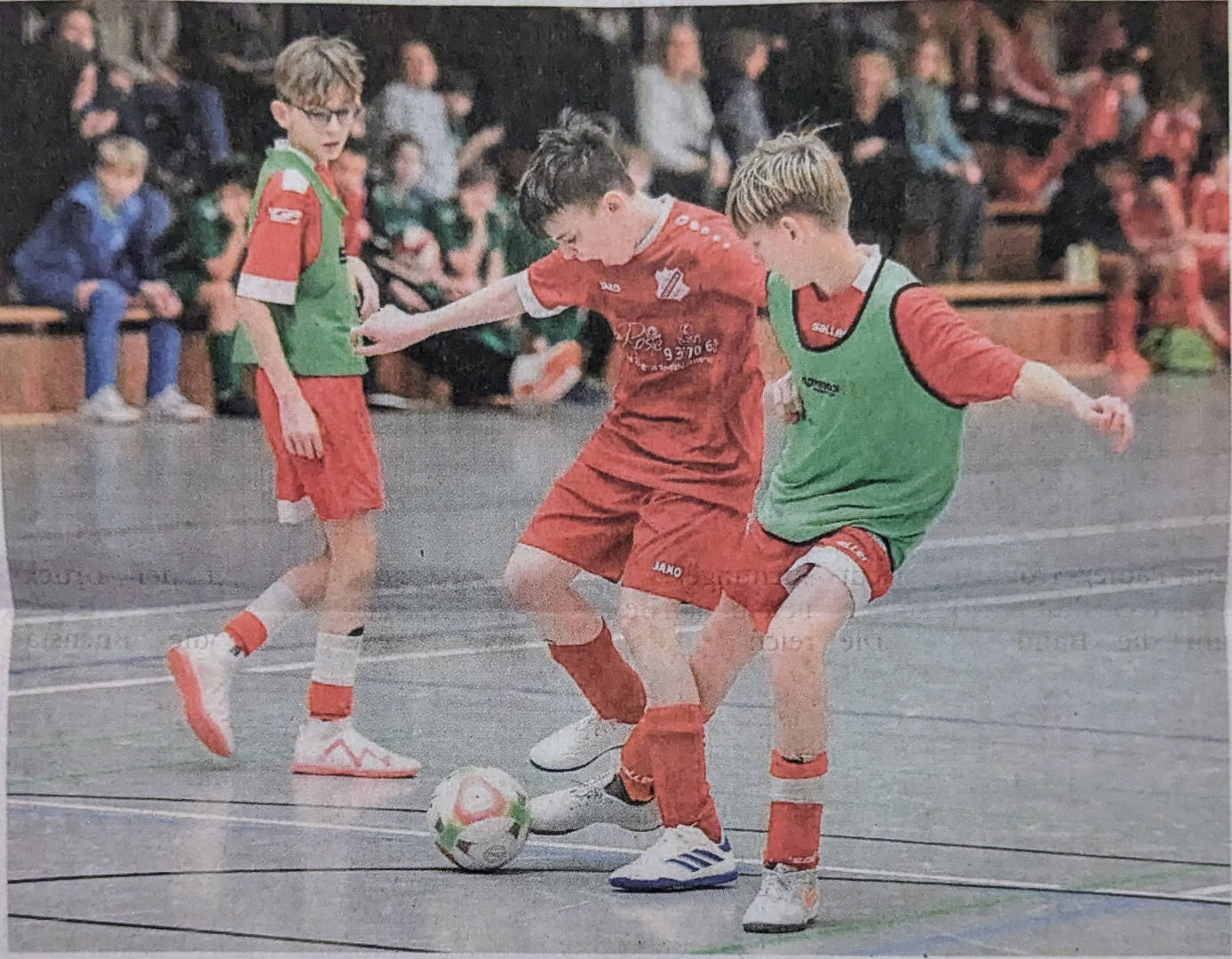 Im Spiel gegen den späteren Halbfinalisten SV Gescherhabe die Osterwicker ein verdientes 1:1-Unentschieden herausgespielt.