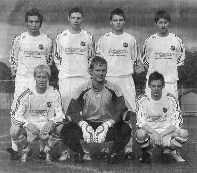 Neu im Westfalia-Kader: ( oben von links) Niklas Wesseling, Jens Averkamp, Kevin Leipelt, Julius Schönnebeck; unten von links: Kai Hemsing, Christopher van Deenen, Tim Lindenbaum.