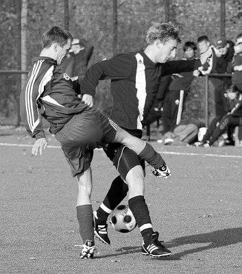 Morgen geht's wieder zur Sache: Daniel Hesper (Billerbeck, links) und Niklas Segbers (Osterwick, rechts).