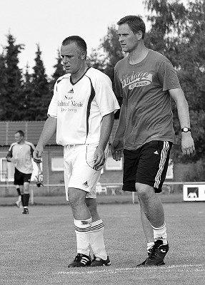 Zwei Fußball-Experten, die auf einer Wellenlänge senden: Jörg Pahlig (links) und Günter Honermann.