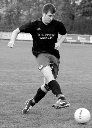 Benjamin Raabe, Torjäger von Westfalia Osterwick. Foto: Frank Wittenberg