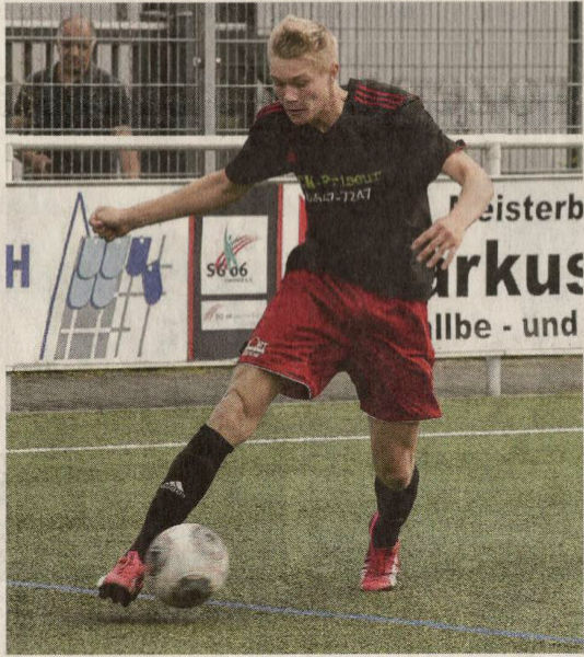 Der Doppelpacker: Jan Kröger stellte den Sieg mit zwei Treffern nach der Pause sicher.	Foto: Frank Wittenber