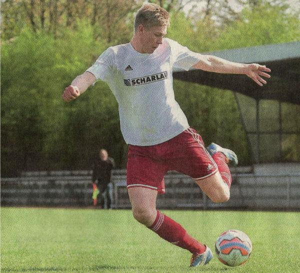 Ohne Torerfolg: Johannes Sicking traf genauso wenig wie seine Klubkollegen.	Foto: uh