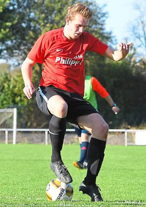 Luis Lammers, Stürmer von Westfalia Osterwick. Foto: Ulrich Hörnemann