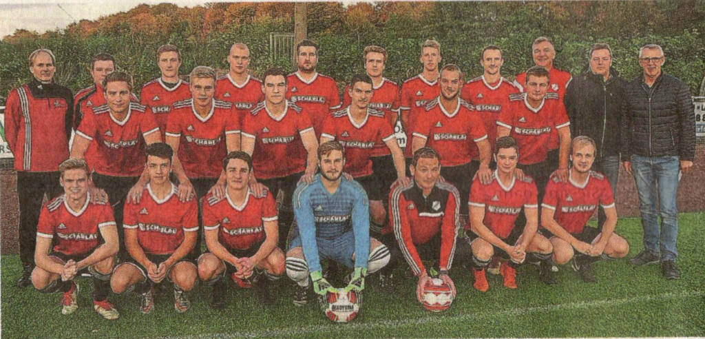 Im neuen roten Dress wollen die Osterwicker möglichst viele Siege einfahren. Foto: Timo Mevenkamp