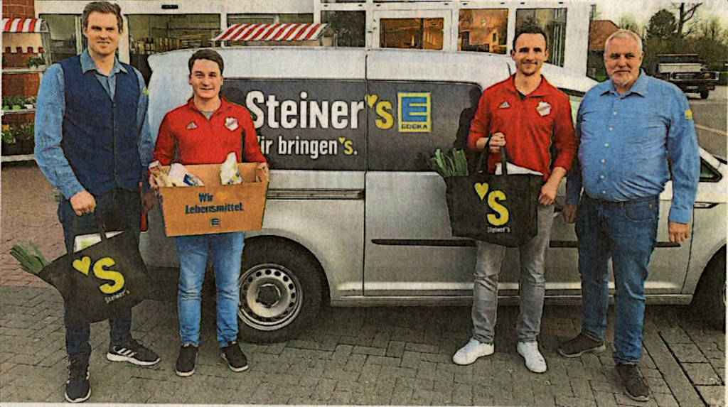 Nach dem ersten Corona-Lockdown im Frühjahr bietet die 1. Mannschaft von Westfalia Osterwick erneut eine Einkaufshilfe an. Foto: Archiv