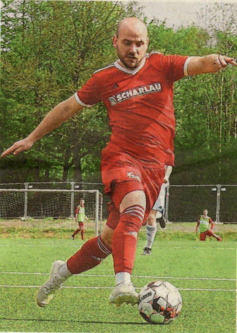Die Nr. 1 in der Torjägerliste der A-Liga: Mario Worms, Spielertrainer von Westfalia Osterwick, traf zweimal in Nottuln. Foto: uh
