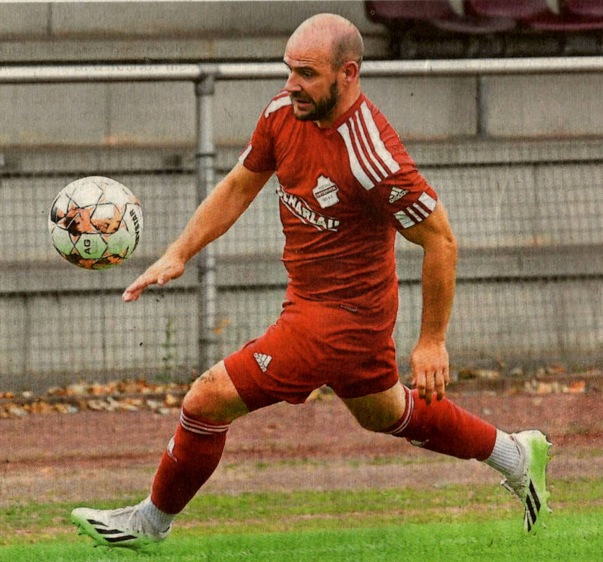 Mario Worms erzielte für Westfalia Osterwick den 1:1-Ausgleich bei den Merfelder Sportsfreunden. Beim Remis blieb es dann auch.    Foto fw