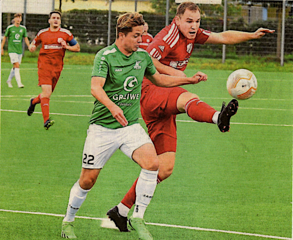 Im Hinspiel durften Ullrich Wirtz (rechts) und Westfalia Osterwick noch über einen 4:3-Auswärtssieg jubeln.Timo Beughold und die SG Coesfeld 06 haben also noch eine Rechnung offen.    Foto: fw/Archiv