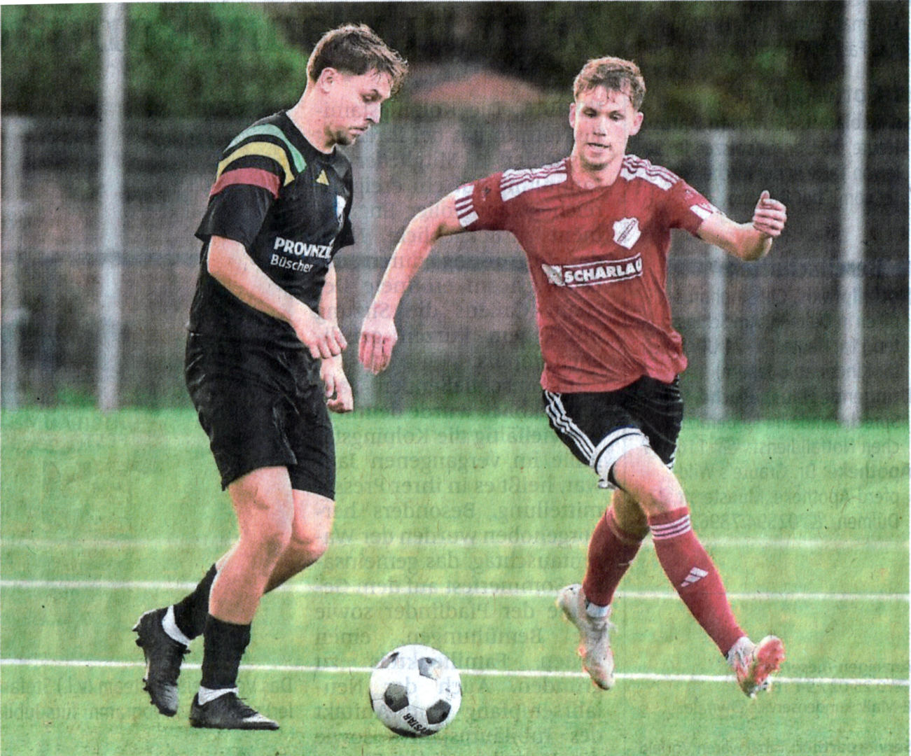 Verbessert präsentierten sich Hendrik Heßing (rechts) und Westfalia Osterwick gestern gegen SF Merfeld, zu einem Punktgewinn reichte es allerdings nicht.    Foto: fw