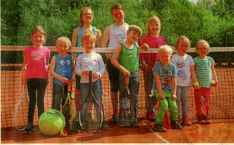 Viele Spiele und Wettbewerbe standen am Kidsday bei der Westfalia-Tennisabteilung auf dem Programm — beim Nachwuchs kam das gut an.